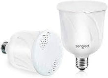 Load image into Gallery viewer, Sengled Pulse Dimmable BR30 LED Light Bulb with Built-In Wireless Bluetooth Speaker - Silver (2-Pack) White